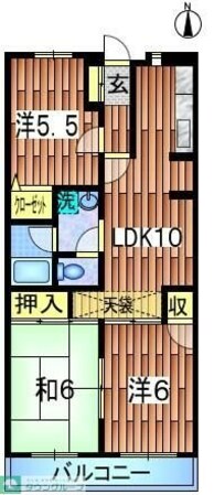 ラークパレスの物件間取画像